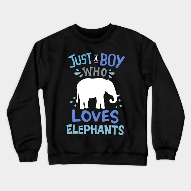Elephants Elephant Lover Crewneck Sweatshirt by KAWAIITEE